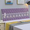 Bedside All-Inclusive Anti-Collision Quilted Thick Fabric Protective Cover, Size: 60x220cm(Italian Velvet Purple)