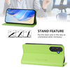 For Samsung Galaxy M55 5G / C55 5G RC01 Dual-Folded Magnetic Suction RFID Leather Phone Case(Grass Green)