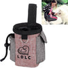 Dog Treat Pouch Bag with Poop Bag Dispenser - Light Pink