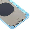 iPhone XR Blue Back Housing Cover w/ Camera Lens & SIM Tray