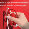 3 PCS Soft Washable Data Cable Silicone Case For Apple, Spec: USB (Pink)