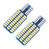 2 PCS T10 / W5W / 168 / 194 DC12V 1.2W 6000K 80LM 33LEDs SMD-3014 Car Reading Lamp Clearance Light, with Decoder