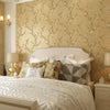 0.53x3m Retro 3D Stereo Plum Blossom Wallpaper Bedroom Living Room TV Background Wall Self-Adhesive Wallpaper(8804-4 Retro Yellow A Version)