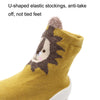 D2201 Children Cartoon Tube Floor Socks Knitted Soft Bottom Baby Shoes Socks, Size: 24-25(Blue Fox)