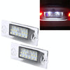 2 PCS License Plate Light with 18  SMD-3528 Lamps for Audi2W 120LM, DC12V (White Light)