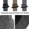 Washed Solid Bucket Hat Versatile Hip Hop Street Hat, Size: Free Code(Black)