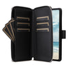 For Samsung Galaxy A73 5G Nine-card Slots Zipper Wallet Bag Leather Phone Case(Black)