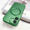 For iPhone 11 Metallic Paint CD Texture MagSafe TPU Phone Case(Green)