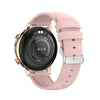 HK39 1.1 inch Smart Silicone Strap Watch Supports Bluetooth Call/Blood Oxygen Monitoring(Pink)