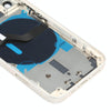 iPhone 12 Mini Back Cover Assembly White - Side Keys, Card Tray & Wireless Charging