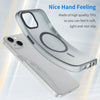 For iPhone 13 MagSafe Frosted Translucent TPU + PC Full Coverage Phone Case(Dark Blue)