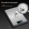 5kg/1g Stainless Steel Kitchen Scale Household Food Electronic Scale(Black)