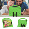 For iPad 10.2 2021 / 2020 / 2019 EVA Flat Anti Falling Protective Case Shell with Holder(Green)
