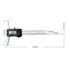 0-150mm Digital Display Depth Gauge Caliper Vernier Caliper Depth Measuring Ruler