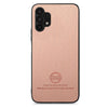 For Samsung Galaxy A32 4G Twill Fabric Leather Skin Back Phone Case(Pink)