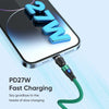 ENKAY PD60W Type-C to Type-C / 8 Pin Magnetic 540 Degrees Rotating Fast Charging Cable, Length:1m(Black)