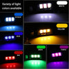 1 Pair DC12V 0.4W 3LEDs SMD-5630 Car / Motorcycle License Plate Light, Cable Length: 27cm (Blue Light)