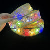 Christmas LED Lights Bronzing Double Ribbon String Lights, Specification: 20m(Gold Color Light)