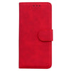 For Samsung Galaxy A26 5G Skin Feel Pure Color Flip Leather Phone Case(Red)