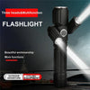 KS-738 USB Charging Waterproof T6+XPE Zoomable LED Flashlight with 4-Modes & 18650 lithium battery