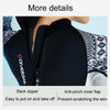 DIVE & SAIL 3mm Warm One-Piece Long Sleeve Wetsuit Thickened Winter Swimming And Surfing Suit, Size: L(Female Black)