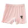 Girls Boxer Brief Safety Pants Modal Summer Shorts, Size: 160(White)