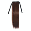 Natural Long Straight Hair Ponytail Bandage-style Wig Ponytail for WomenLength: 45cm (Marron)