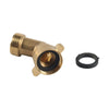 RV Water Inlet Check Valve Set with 45 Degree 3/4 Connector Adapter(Yellow)