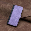 For Xiaomi Redmi K70 Side Buckle Double Fold Hand Strap Leather Phone Case(Purple)