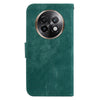 For Realme 13+ Global Little Tiger Embossed Leather Phone Case(Green)