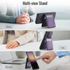 For Samsung Galaxy A13 5G JEEHOOD J06 British Style RFID MagSafe Card Bag PU Phone Case(Purple)