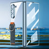 For Samsung Galaxy Z Flip6 GKK Integrated Phantom Plating Side Wrist Strap Ring Phone Case(Black)