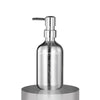 500ml Press Lotion Dispenser Bathroom Electroplated Silver Soap Dispenser Replacement(Shower Gel)