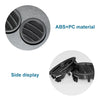 Car Left Side Dashboard Small Air Outlet Circular Air-conditioning Outlet for Mercedes-Benz C Class W204 (Brown)
