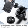 Yesido C307 15W Suction Cup Car Wireless Charging Holder(Black)