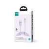 JOYROOM SA29-AL3 3A USB to 8 Pin Liquid Silicone Fast Charging Data Cable, Length: 1.2m(Purple)
