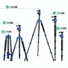 TRIOPO Oubao C-608S Adjustable Portable Carbon Fiber Tripod with Ball Head for SLR Camera