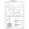 Shaft Length 18.5mm Quartz Clock Silent Movement + Luminous Hands DIY Kit,Spec: Movement+616