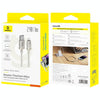 Baseus Titanium Alloy Series 2.4A USB to 8 Pin Fast Charging Cable, Length:1m(Gold)