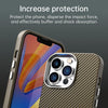 For iPhone 13 Pro Carbon Fiber Series IMD Phone Case(Brown)