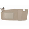 Left Driver Side Sun Visor With Mirror Driving Position Sun Visor For Toyota Camry 2007-2011(Beige)