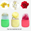 Beauty Capsule Tool Facial Massage Cleansing Silicone Compress Ice Compartment Mold(Yellow Green)
