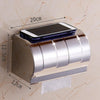 K20 304 Stainless Steel Bathroom Wall-mounted Waterproof Bright Light Paper Towel Roll Holder