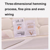 Soft And Breathable Soybean Cotton Thickened Non-Slip Mattress Pad, Size: 200x220cm(Square-Khaki)