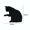 LED Light Control Sound Control Night Light Silhouette Light Shadow Light Cat Wall Light Black battery(Licking cat)