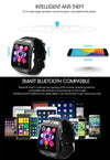 Q18 1.54 inch TFT Screen MTK6260A 360MHz Bluetooth 3.0 Smart Watch Phone, 128M + 64M Memory(Gold)