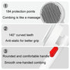 Pet De-Shedding Comb for Cats & Dogs - Knotting & Thinning (White)