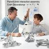 820pcs Dragon Crossbow Puzzle Toys Intelligence Hand Assembly Mechanical Gear Transmission Building Blocks High Difficulty Metal Model