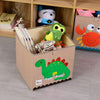 Youngshoots Cotton Linen Cartoon Toy Storage Basket Clothing Storage Box,Style Ordinary(Sword Dragon)