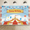 150 x 100cm Circus Clown Show Party Photography Background Cloth Decorative Scenes(MDT03799)